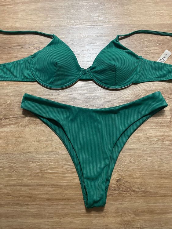 Grüner Bikini Gr M Gebraucht in Bassersdorf für CHF 5 mit Lieferung