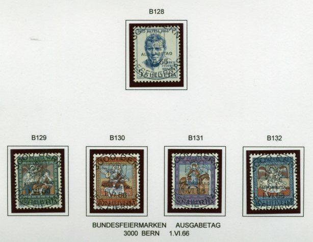 Serie Mit Et Vollstempel Luxus Pro Patria Jahrgang Kaufen