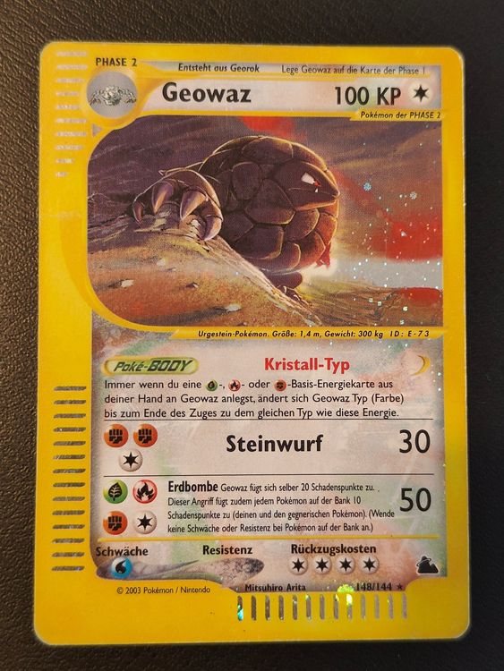 Geowaz Crystal Holo Skyridge Pokemon Karte Kaufen Auf Ricardo