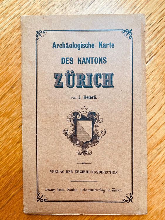 Arch Ologische Karte Des Kantons Z Rich Kaufen Auf Ricardo