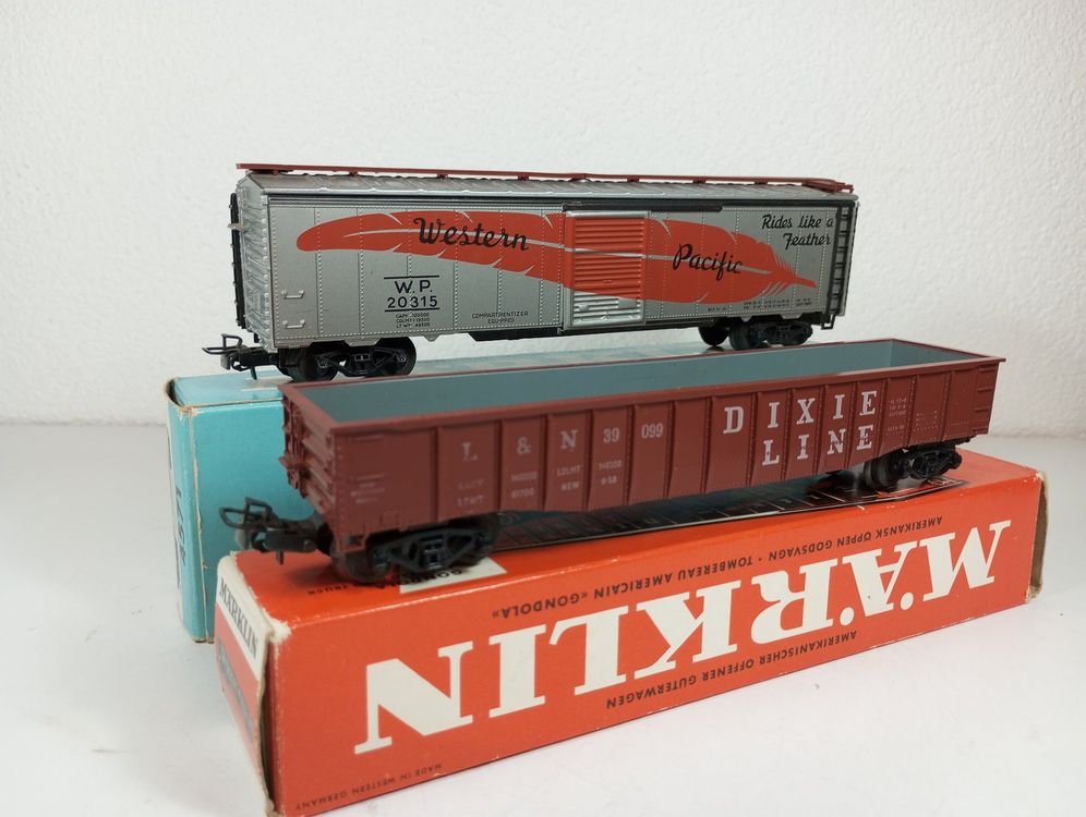 Märklin H0 4571 4575 amerikanische Güterwagen Kaufen auf Ricardo