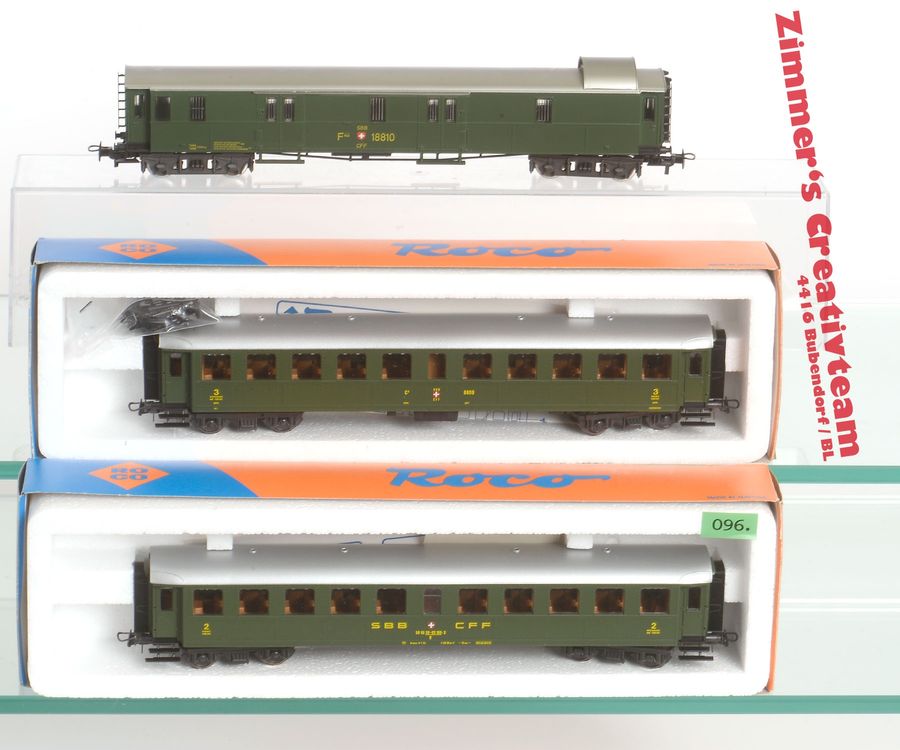 3 Roco Märklin SBB Oldy Pers Wagen WS H0 Kaufen auf Ricardo