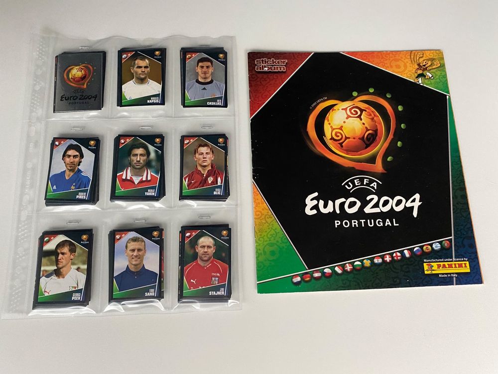 Panini Komplett Set EM 2004 Selten Mit Schweiz U Ronaldo Kaufen