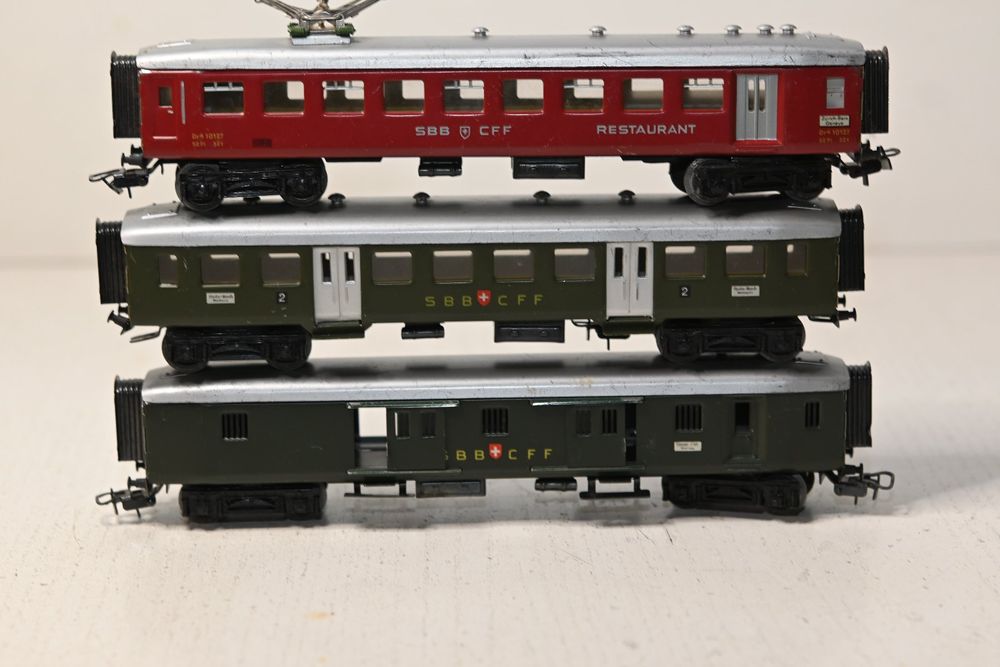 SBB Wagen Märklin Blech HO AC 3 Stk ohne OVP Kaufen auf Ricardo