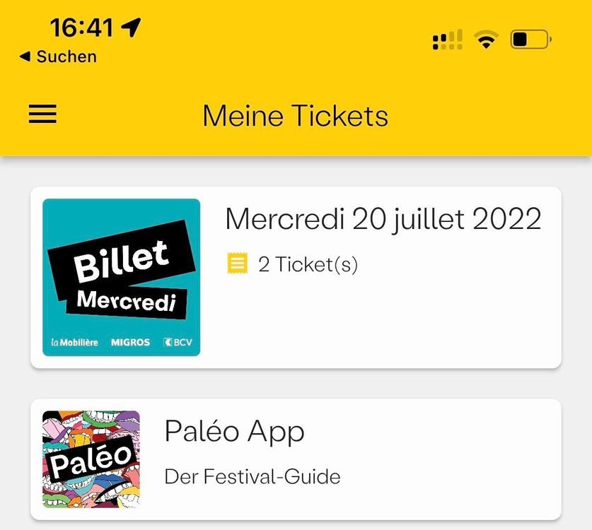 Paléo 2 billets pour le mercredi 20 juillet 2022 Kaufen auf Ricardo