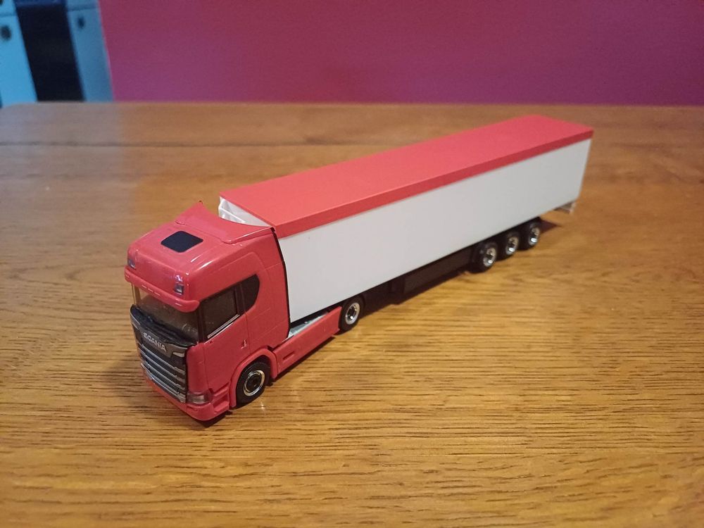 Herpa Scania CS Mit Schubboden Auflieger 1 87 08 Kaufen Auf Ricardo