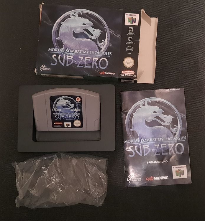 Mortal Kombat Mythologies Sub Zero Nintendo 64 N64 Kaufen Auf Ricardo