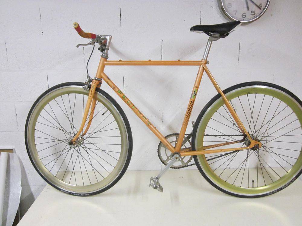 Antik Fahrrad Vélo Peugeot Roue Fixe Course Vintage Oldtimer Kaufen