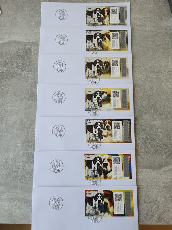 Swiss Crypto Stamp Fdc Set Id Mit Berstempel Kaufen Auf