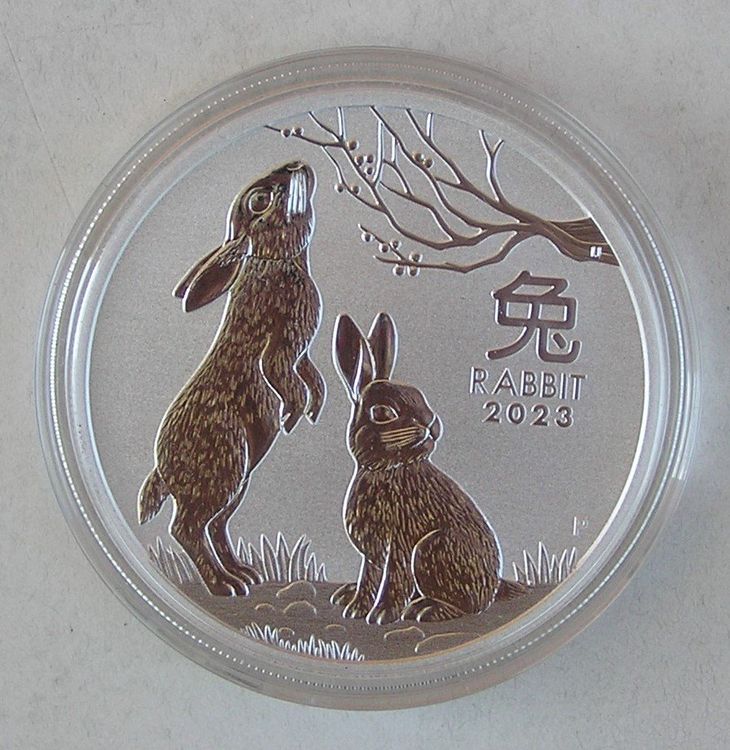 1 UNZE LUNAR III RABBIT AUSTRALIEN 2023 SILBER 999 Kaufen Auf Ricardo