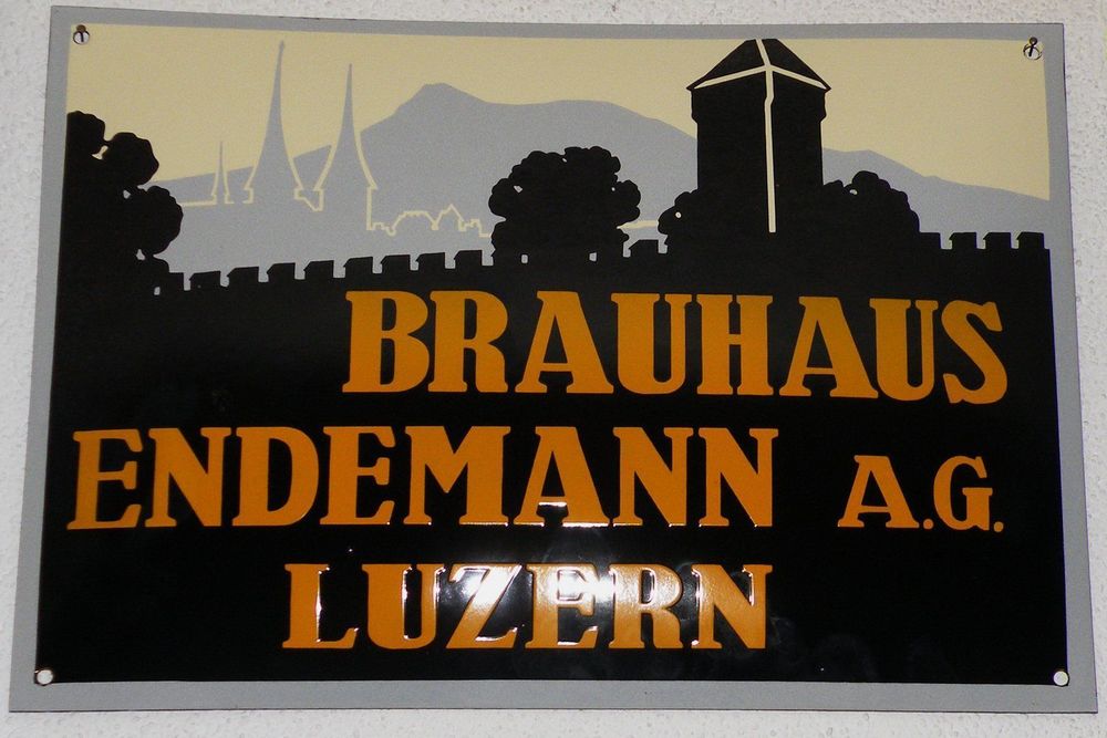 Bier Brauerei Brauhaus ENDEMANN Luzern Email Eichhof Kaufen Auf