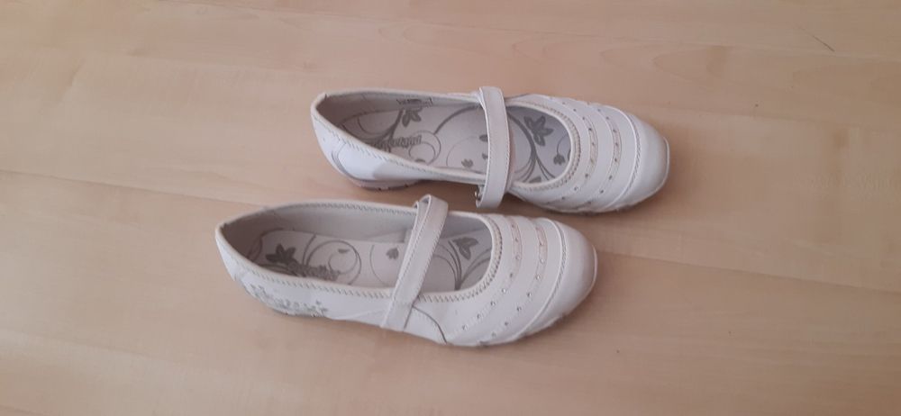 Ballerinas Weiss Gr Graceland Neu Mit Sch Ner Deko Kaufen Auf Ricardo