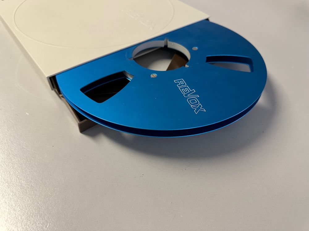 Revox Tonband Aluspule Blau Cm Mit Schuber Kaufen Auf Ricardo