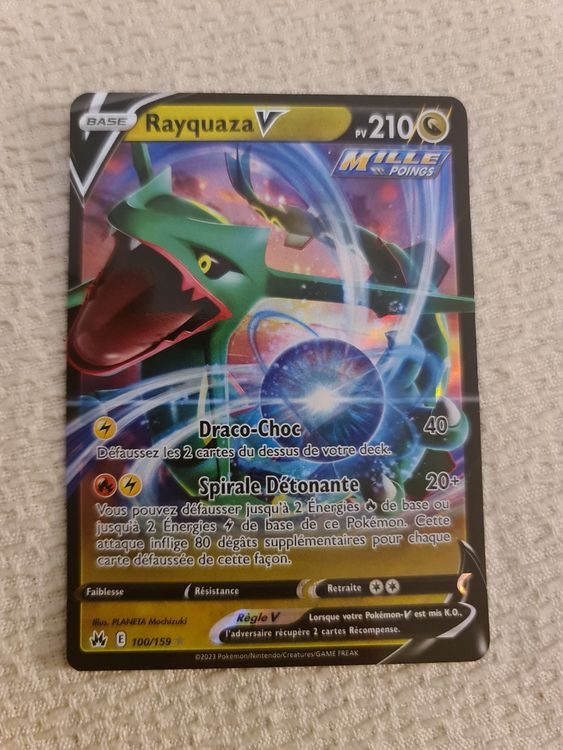 Carte Pokemon Rayquaza V Zenith Supreme Fr Comprare Su Ricardo