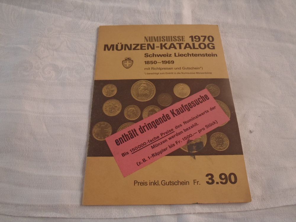 Alter M Nzkatalog Numisuisse Kaufen Auf Ricardo