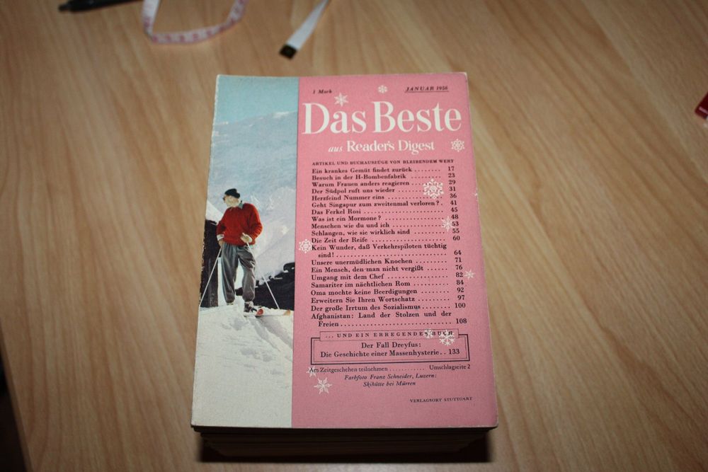 Das Beste Aus Reader S Digest Jahrgang 1956 12 Hefte Kaufen Auf Ricardo