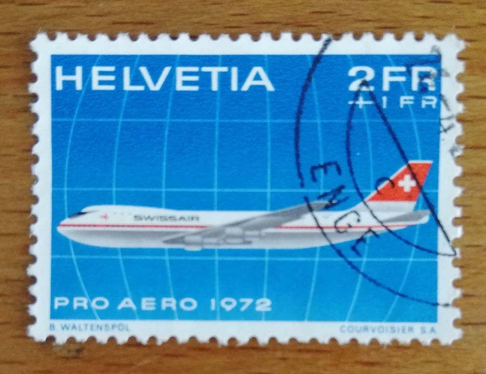 Pro Aero Swissair Jumbo Jet Gestempelt F47 Kaufen Auf Ricardo