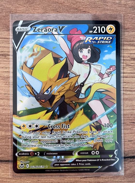 Zeraora V Tg Pokemon Silver Tempest Trainer Gallery Kaufen Auf