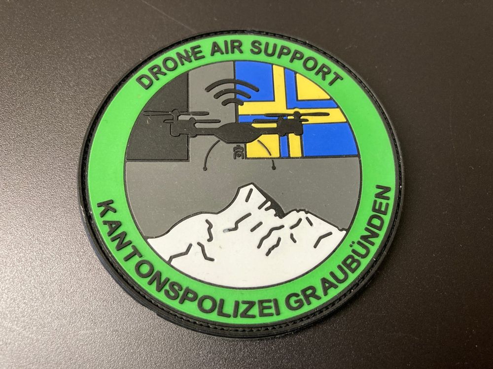 Gummi Patch Drone Air Support Kantonspolizei Graubünden Kaufen auf