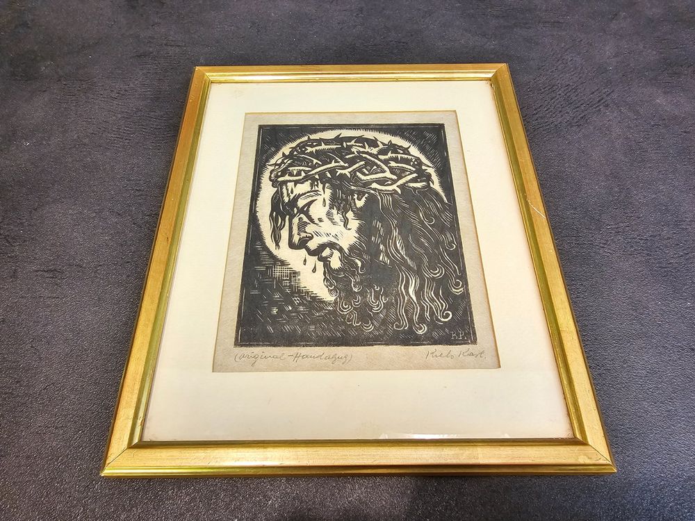 Jesus Christus Original Handabzug Signiert Karl Kunstwerk Kaufen