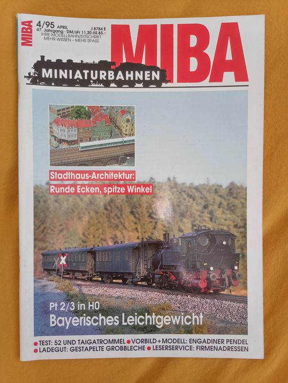 MIBA Eisenbahn Im Modell 4 95 Architektur Magazin Kaufen Auf