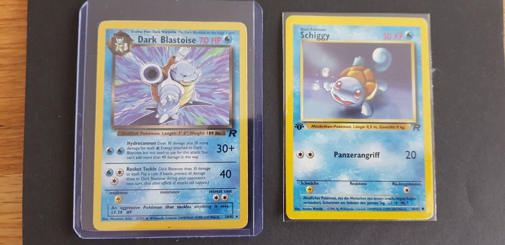 Pokemon Dark Blastoise Turtok Und Schiggy Edition Kaufen Auf Ricardo