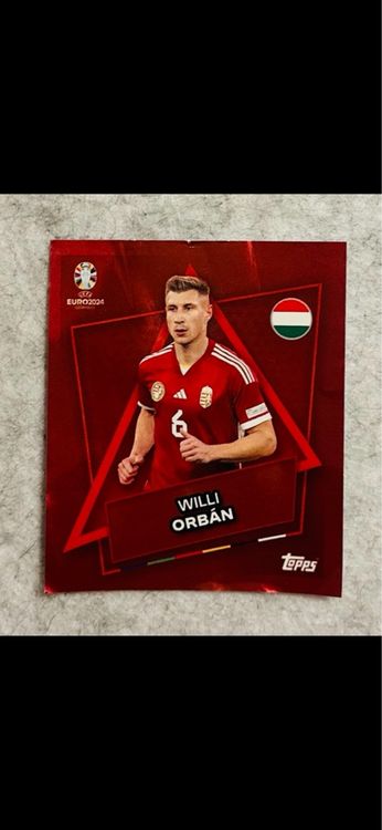 Topps Em Sticker Hun Sp Willi Orb N Kaufen Auf Ricardo