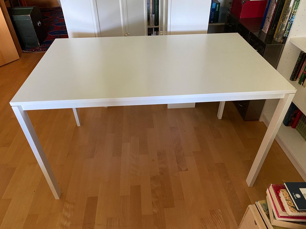 Schreibtisch Tisch Ikea Weiss Acheter Sur Ricardo