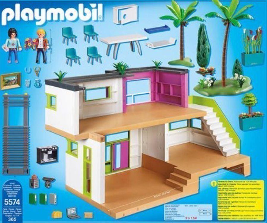 PLAYMOBIL 5574 Haus Villa Appartement Strandhaus Mit Pool Kaufen Auf