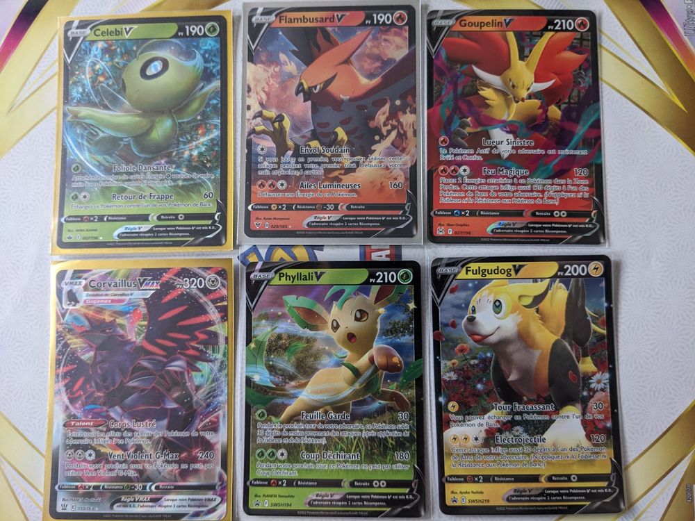 Lot FR 6 Cartes Pokemon V Kaufen Auf Ricardo