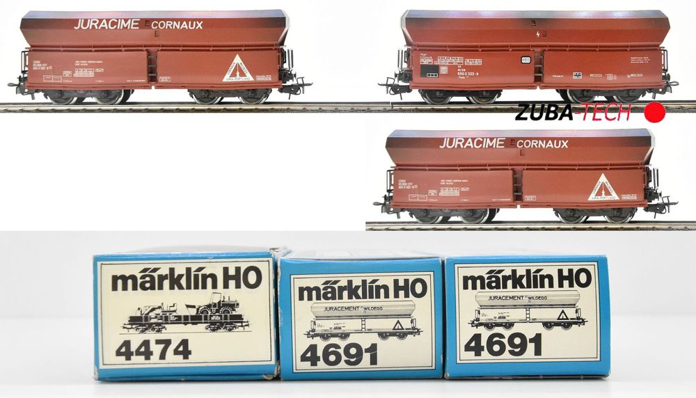 3x Märklin 4691 Selbstentladewagen SBB H0 WS mit OVP Kaufen auf Ricardo