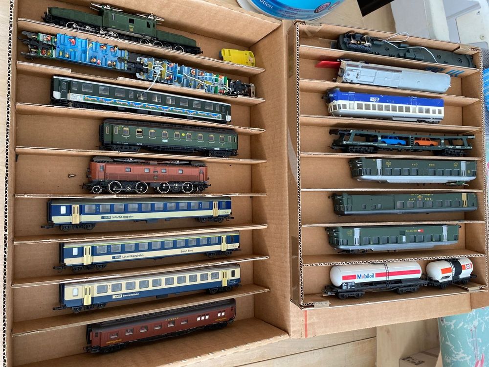 Konvolut Modell Eisenbahn H Div Marken Loks Und Wagen Kaufen Auf