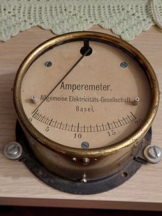 Amperemeter Allgemeine Elektrizit Ts Gesellschaft Basel Kaufen Auf