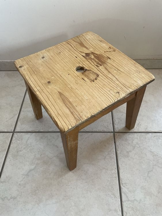 Tabouret Ancien En Bois Massif Kaufen Auf Ricardo