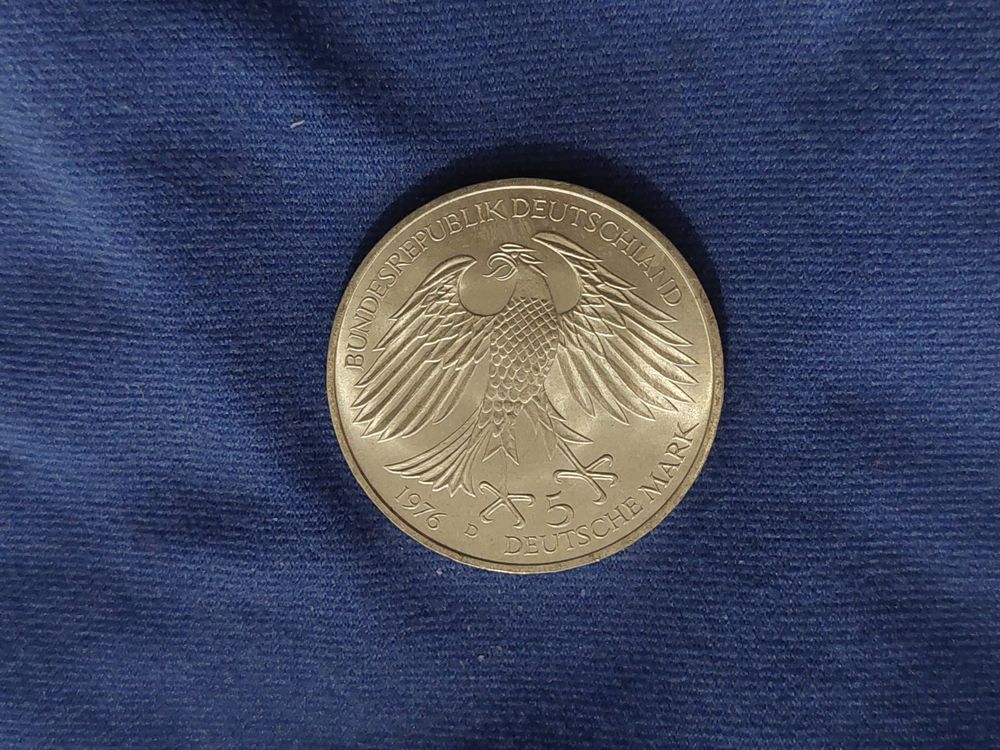 5 Mark 1975 Silbermünze Kaufen auf Ricardo