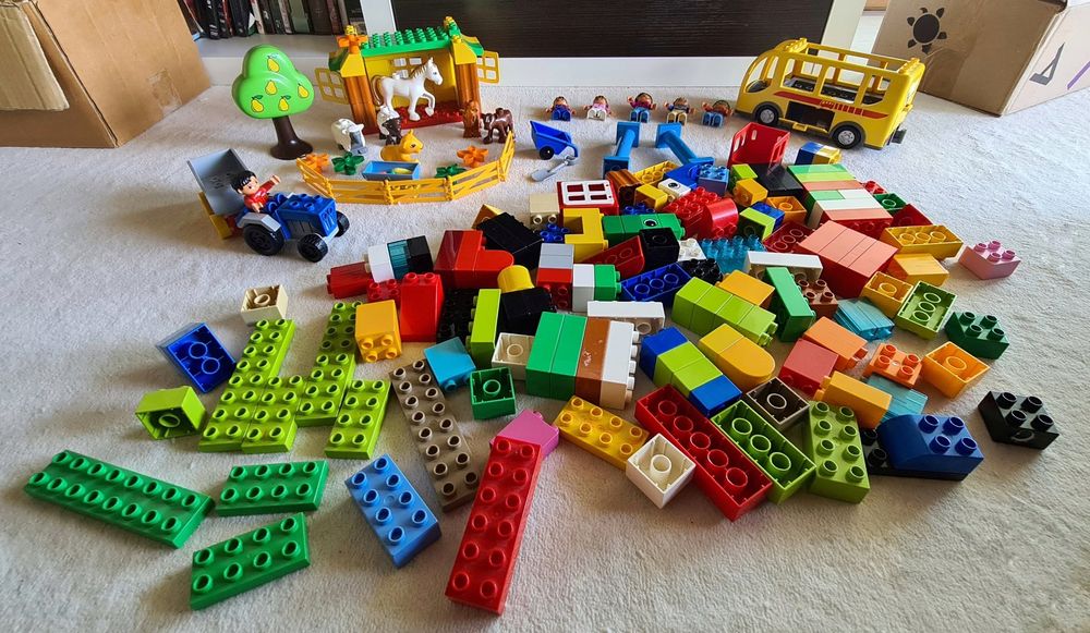 Duplo Mix Mit Fahrzeugen Tieren Figuren Duplosteinen Kaufen Auf