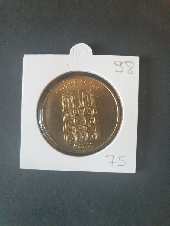 Médaille Jeton Monnaie de Paris Notre Dame 1998 Kaufen auf Ricardo