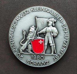 Medaille SCHWYZ 20 ZENTRALSCHWEIZ Schützenfest 1980 Kaufen auf Ricardo