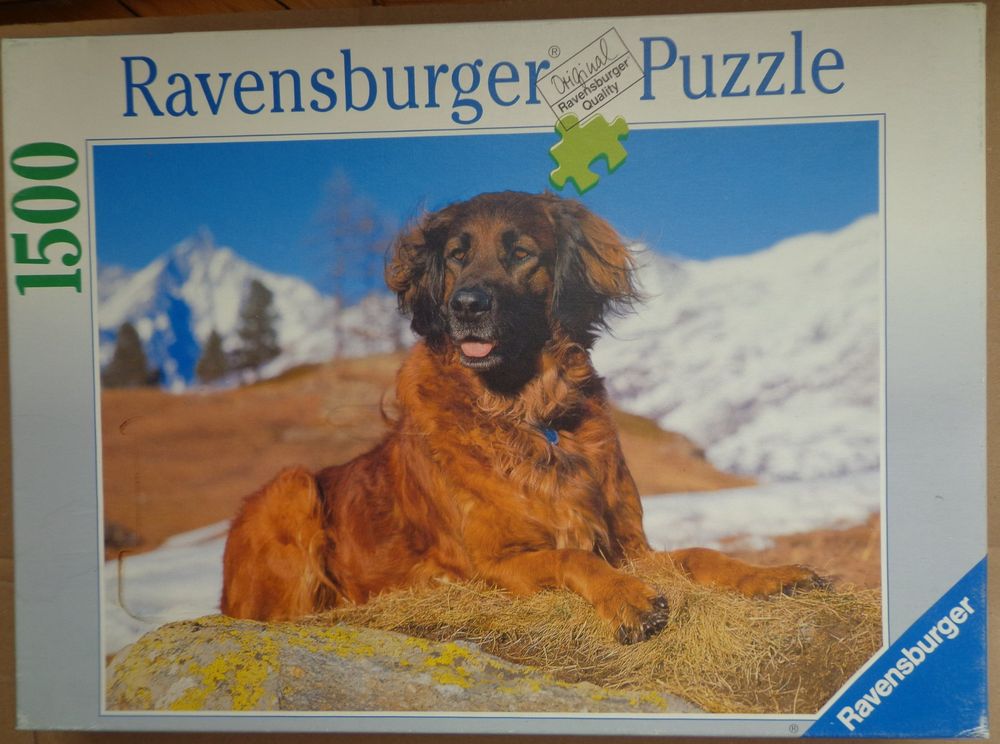 Puzzle 1500 Teile Ravensburger TIERE HUND Animaux Chien Kaufen Auf