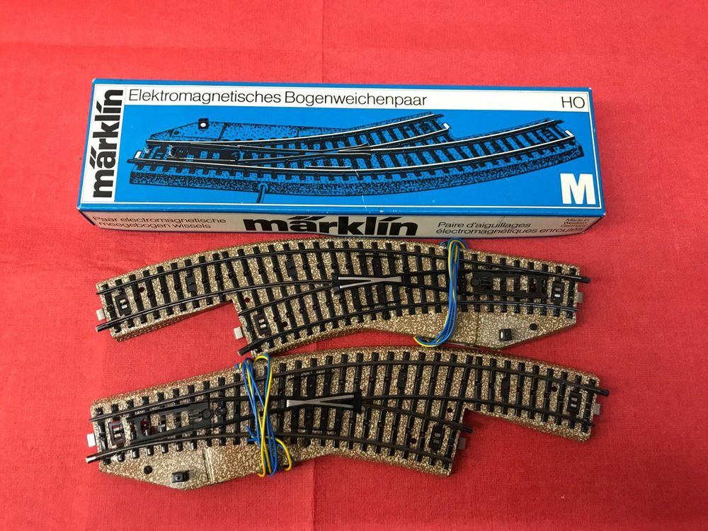 Märklin Elektro Bogenweichenpaar M HO Kaufen auf Ricardo