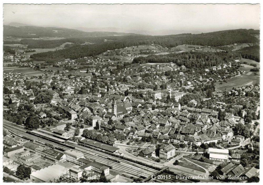 Ak Fliegeraufnahme Zofingen Bahnhof Kaufen Auf Ricardo