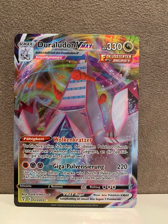 Pokemon Duraludon Vmax Rare Drachenwandel De Kaufen Auf Ricardo