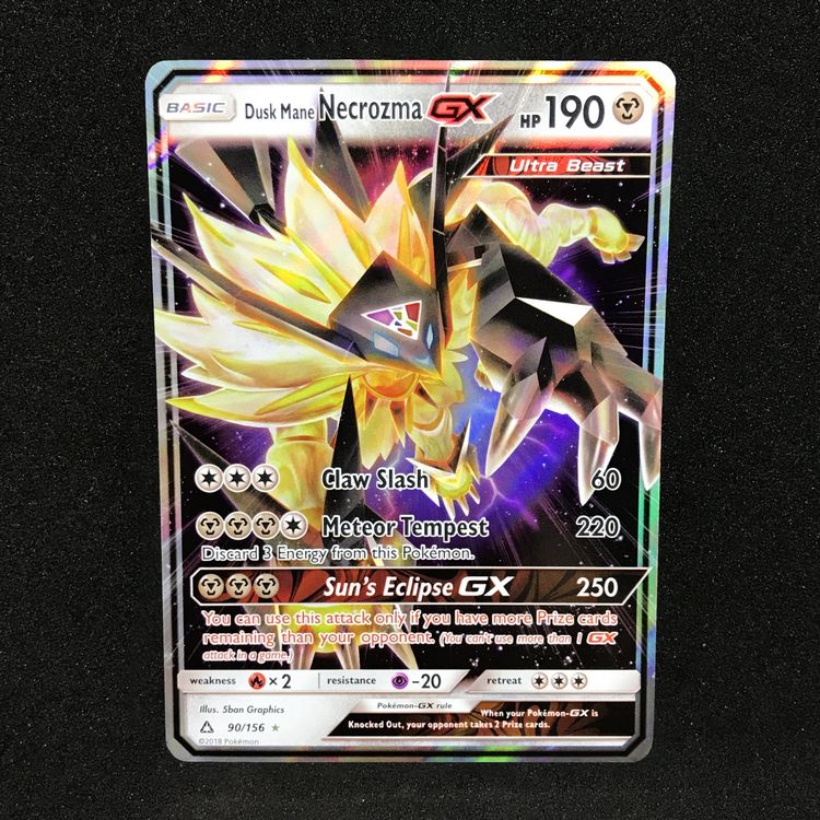 Dusk Mane Necrozma Gx Carte Pokemon Karte Ultra Prism Kaufen