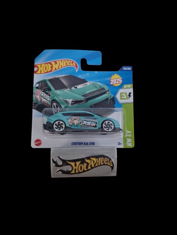 Hot Wheels HW EV 2025 Custom Kia EV6 8 10 S Neu und originalverpackt in Adlikon für CHF 3 5