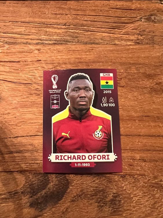 WM Qatar 2022 Panini Sticker GHA 4 Kaufen Auf Ricardo