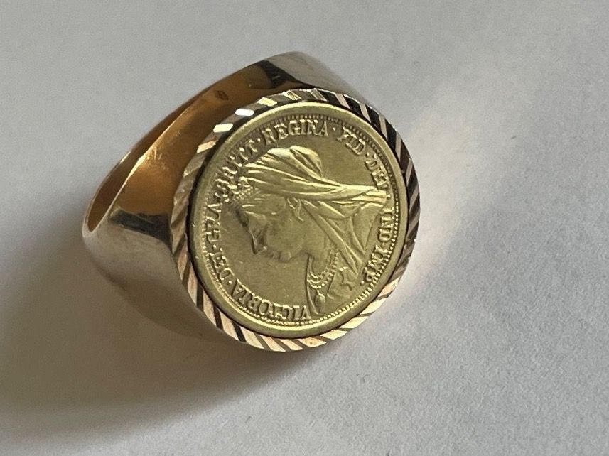 Antike Chevali Re Vintage Grosse Ring Gold Doubl Kaufen Auf Ricardo