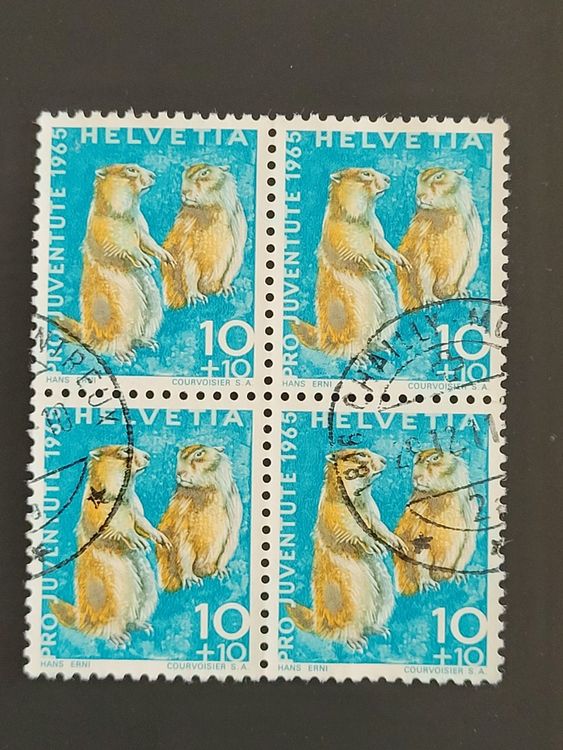 Timbres Ch Pro Juventute Xii N Marmottes Kaufen Auf