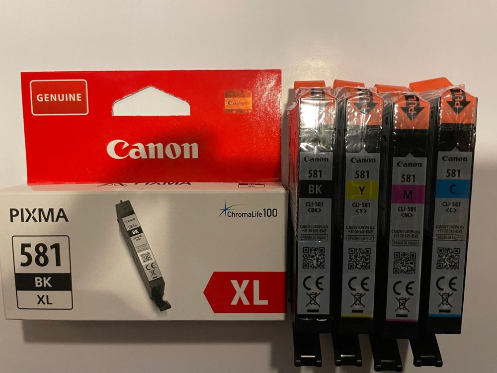 Canon Pixma Tintenpatronen 580 581 Kaufen Auf Ricardo