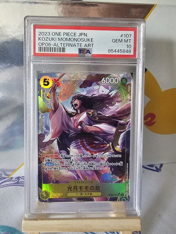 One Piece Kozuki Momonosuke OP06 Alternate Art PSA 10 Ab 1 Kaufen