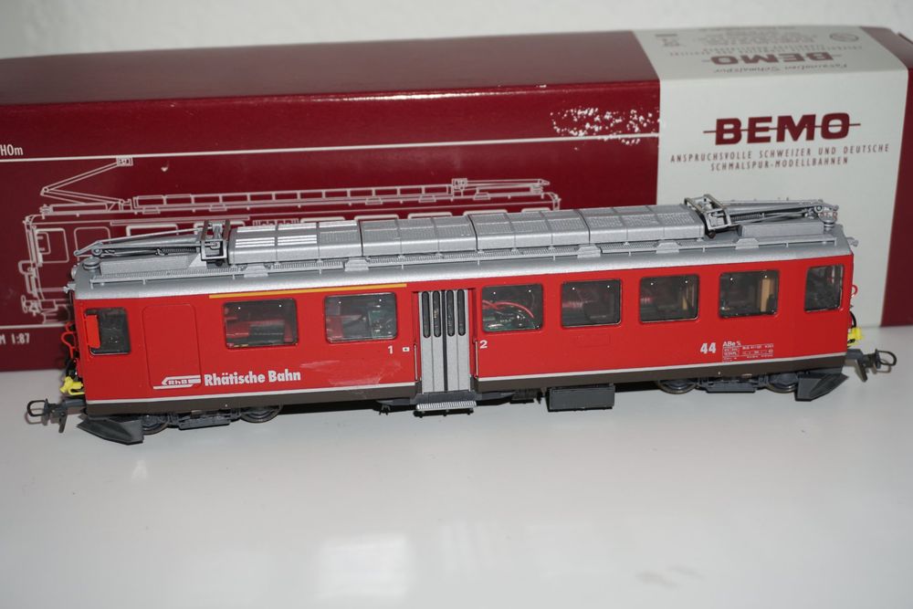 BEMO 1266 134 RhB ABe 4 4 II 44 Bernina Triebwagen H0m Kaufen Auf